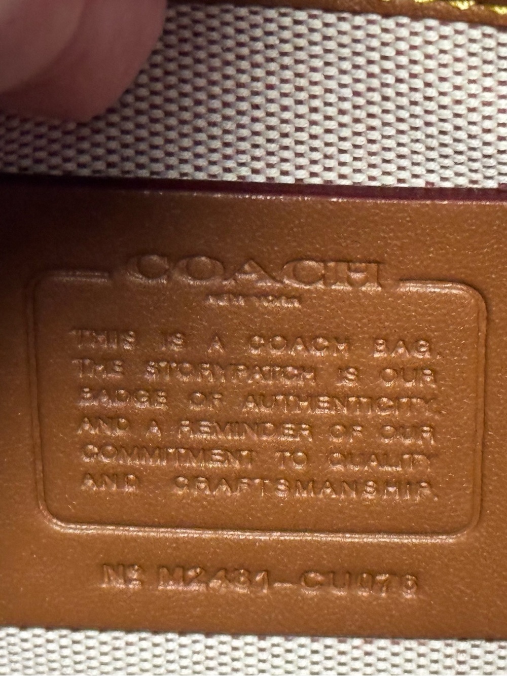 Coach Quilted Tabby Leather Backpack in Pink - Picture 9 of 10